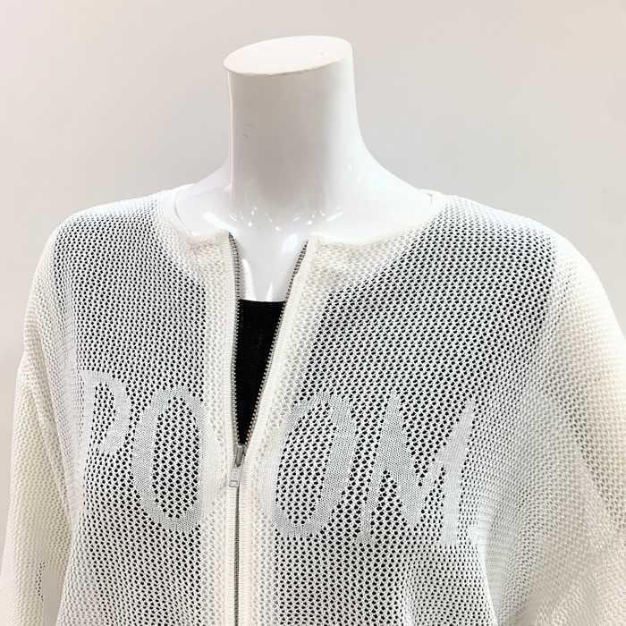 メッシュニット Wジップカーディガン 382-35350 spoom. メッシュシアー