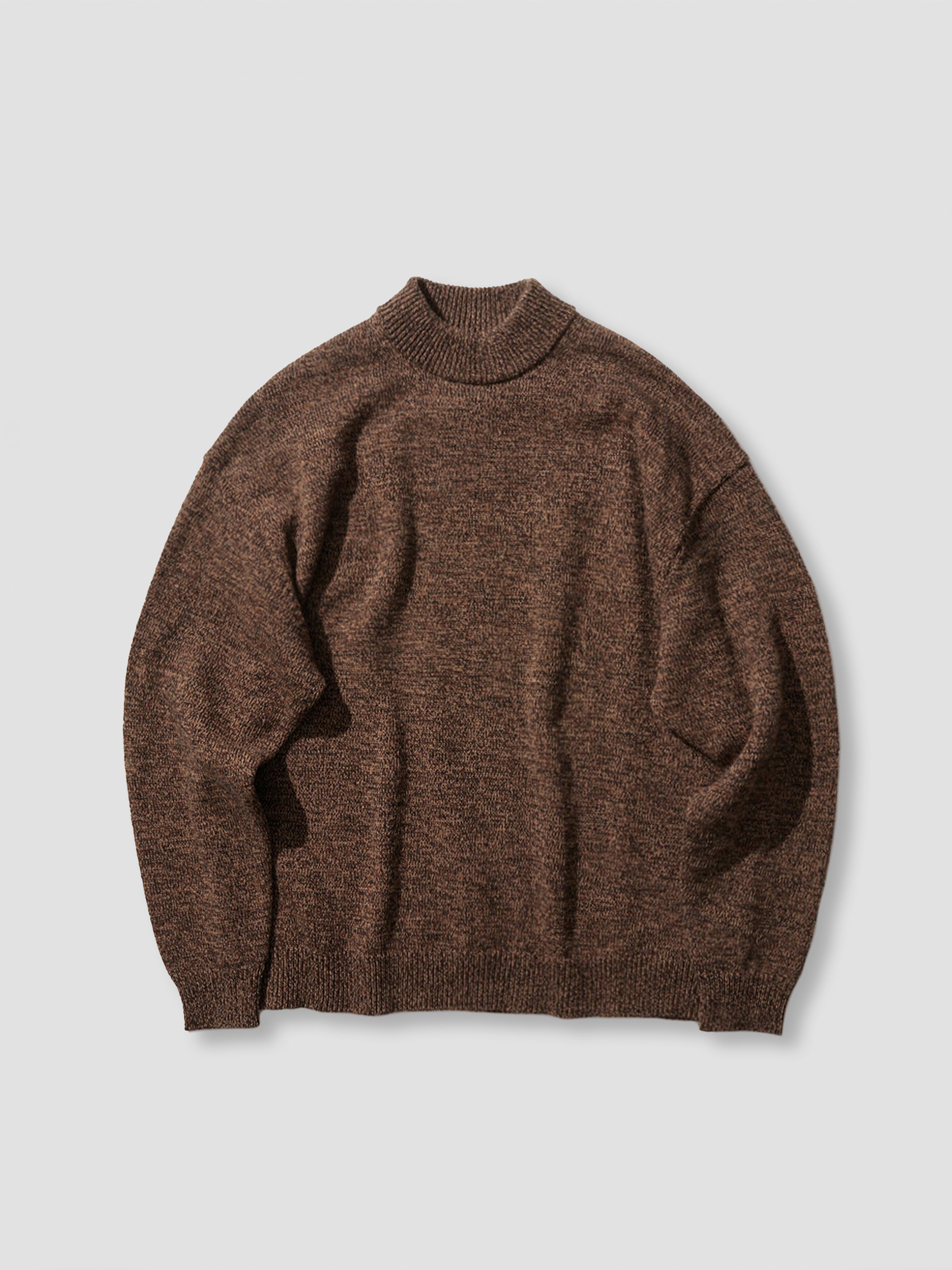 70sCanada wool 軟らかく knit ポンチョ pelican vintage