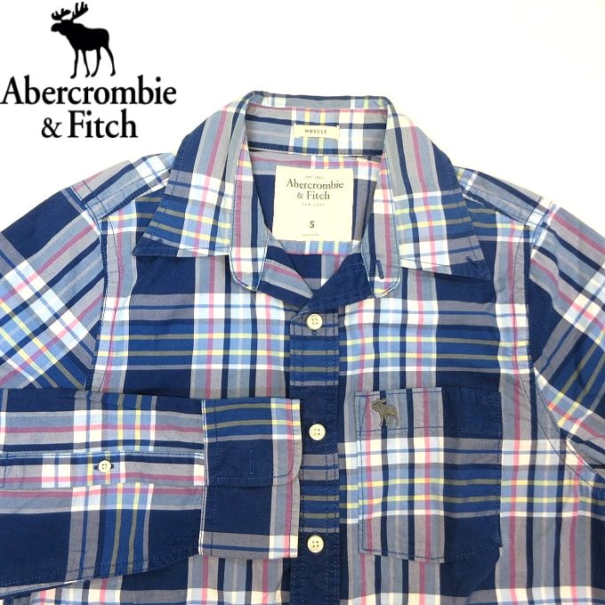 □Abercrombie＆Fitch アバクロンビー＆フィッチ アバクロ シャツ 長袖