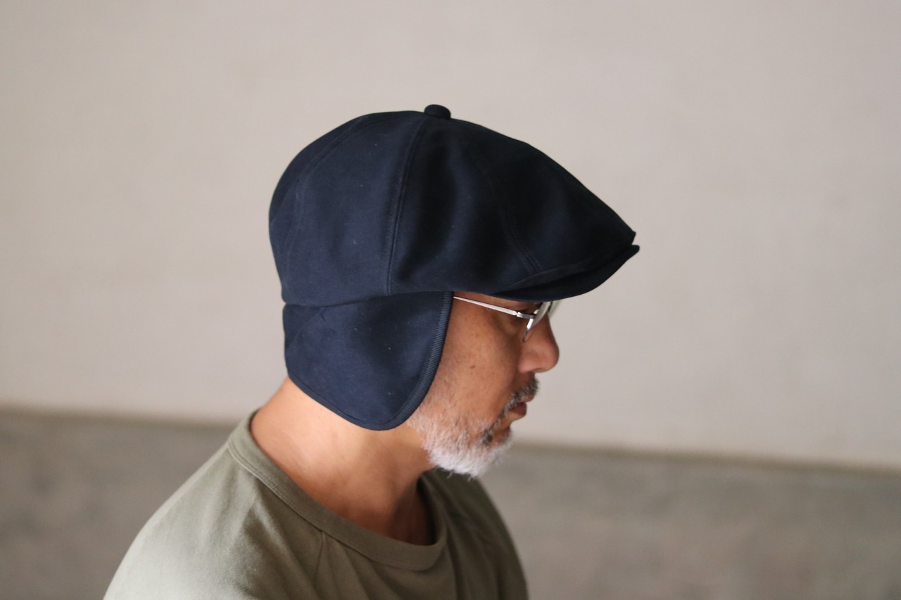 乘鞍印　耳当て付鳥打帽(ハンチング)