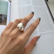 【受注予約:7月中旬入荷予定】plump heart ring/silver