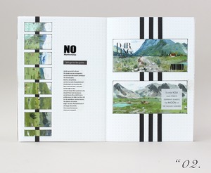 新作☆MOT475 moodtape【mountains and plains 山间野芒】マスキングテープ / PETテープ 特殊インク 剥離紙