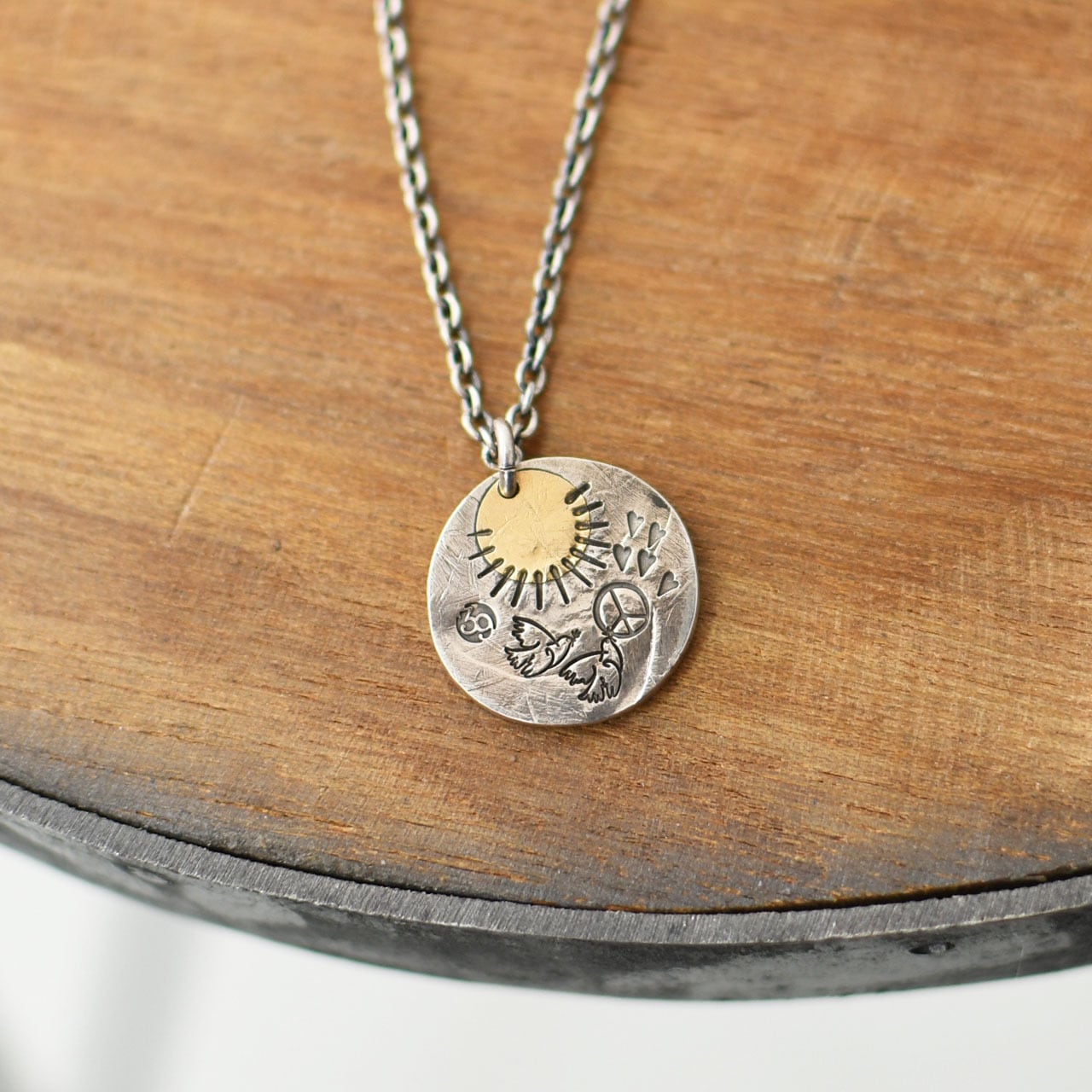 Sunku 39 [サンク] Square Tuquoise Necklase [SK-017] ラブ＆ピース