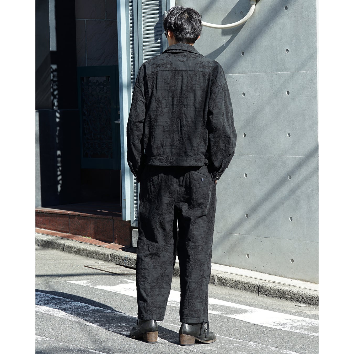 The Viridi-anne] (ザヴィリディアン) VI-3963-06 EMBROIDERED STRIPE