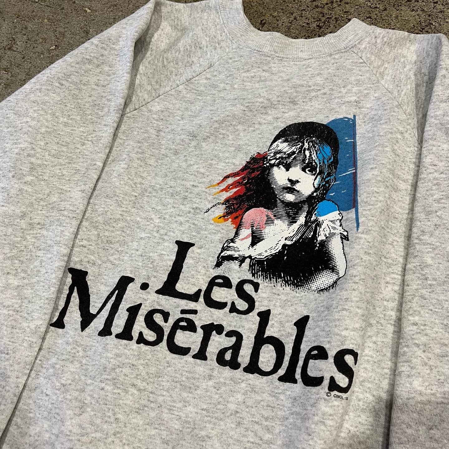 Les Miserables sweat shirt レ・ミゼラブル 80s Les Miserables レミゼラブル スウェットL vintage - メルカリ