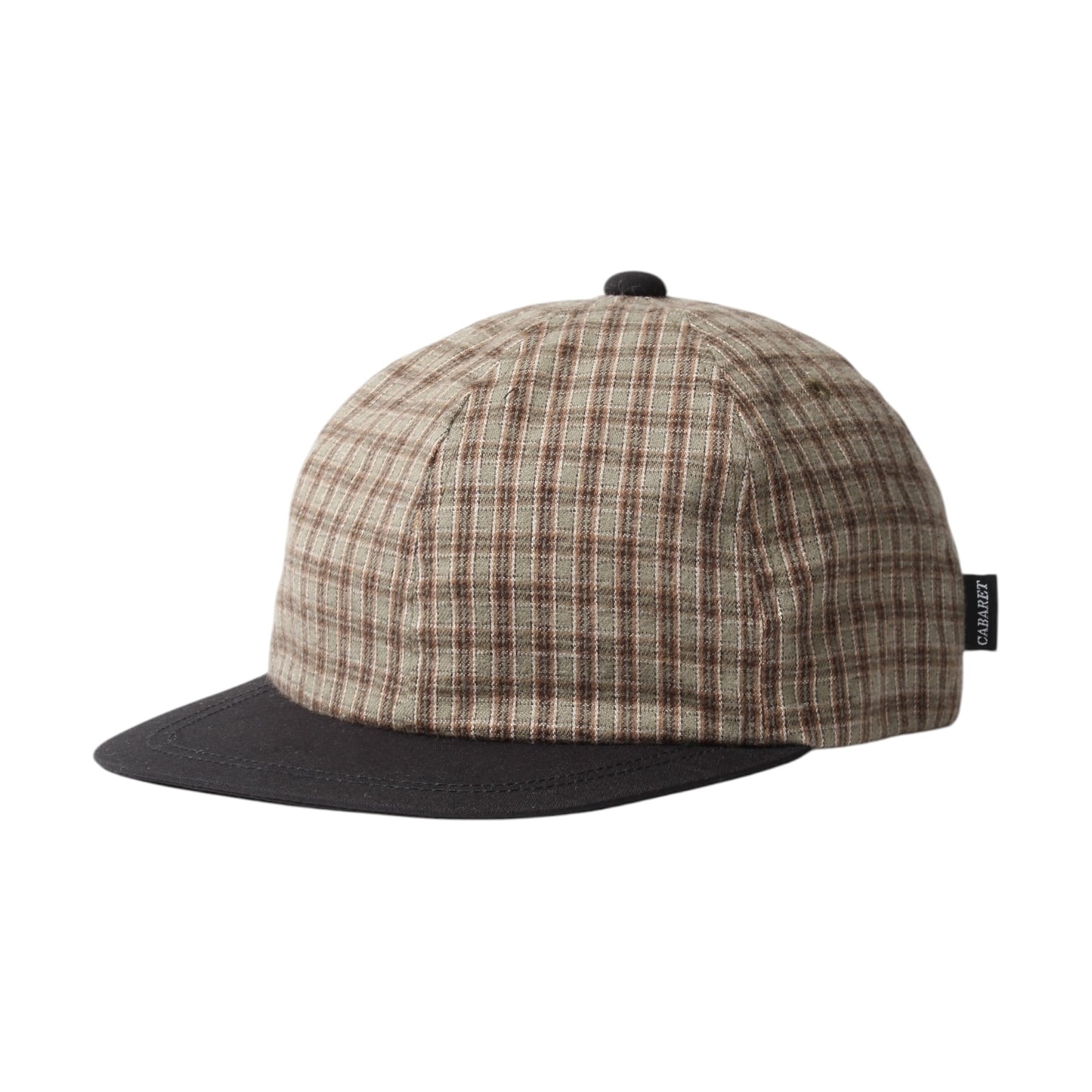 【Cabaret Poval】Basic 6-Panel Cap(Plaid)〈国内送料無料〉
