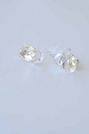 Kunie Aoki　 ピアス / fuse clear   (フューズクリア）