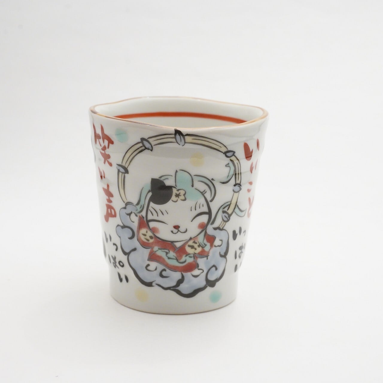 【夕立窯】雷神あっぱれ三吉たーんとカップ 9-A