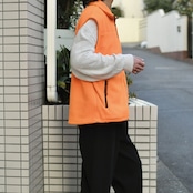 Cabela's fleece vest orange