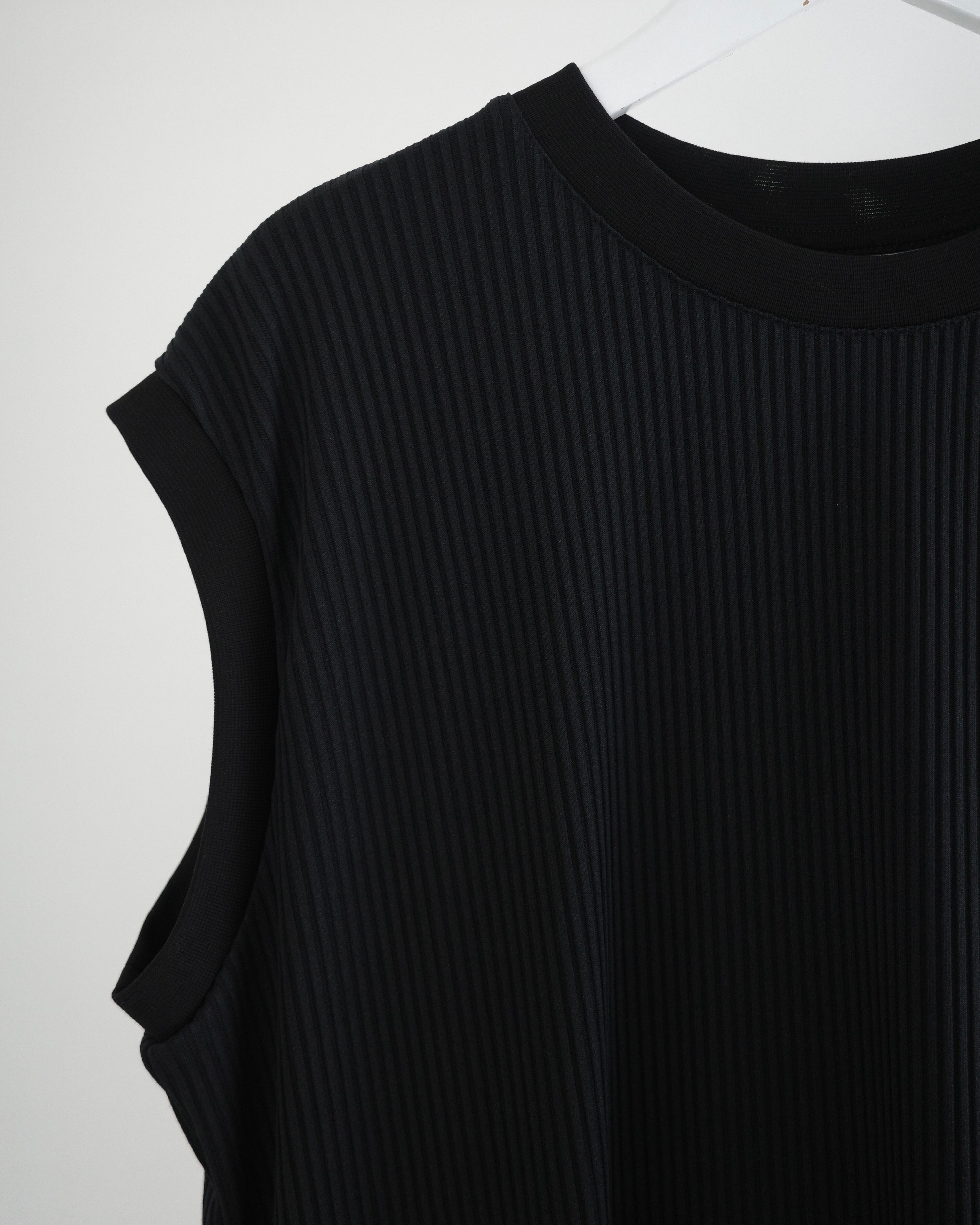 THE RERACS / SLEEVELESS RIB DRESS | LA VILLA ROUGE
