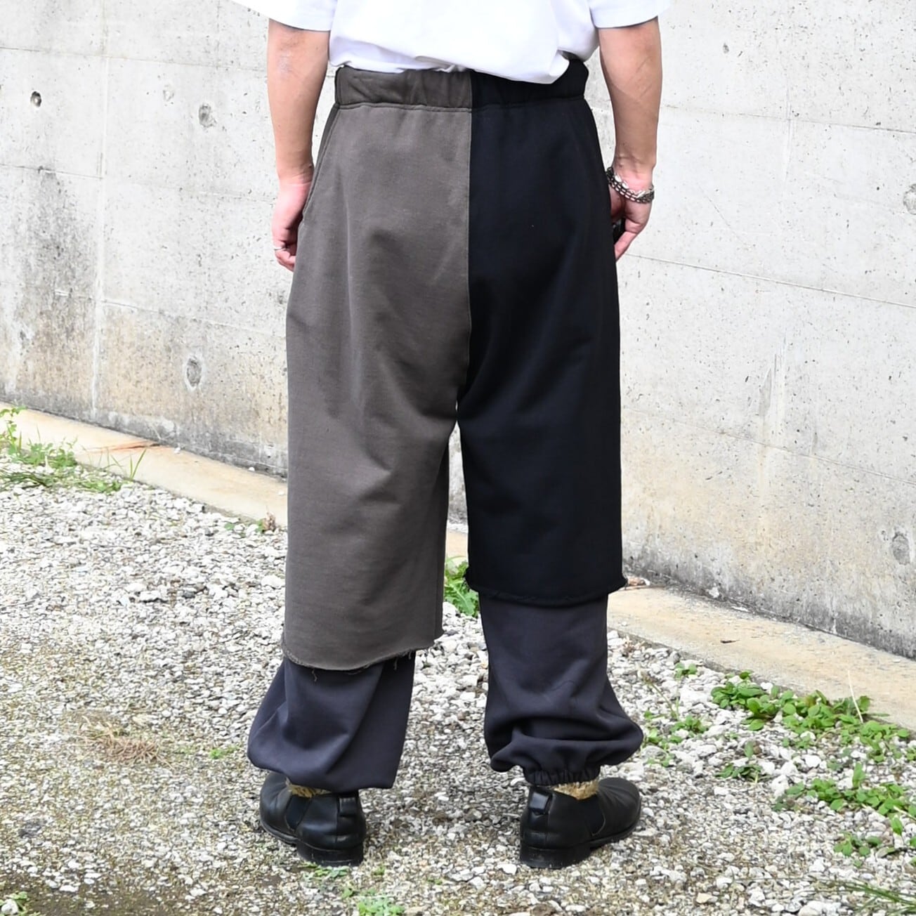 Leh / Layered Wide Track Pants | GANKO