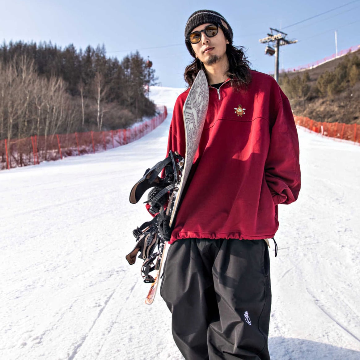 SR Original Half Zip［Winered］ | Simian Ring