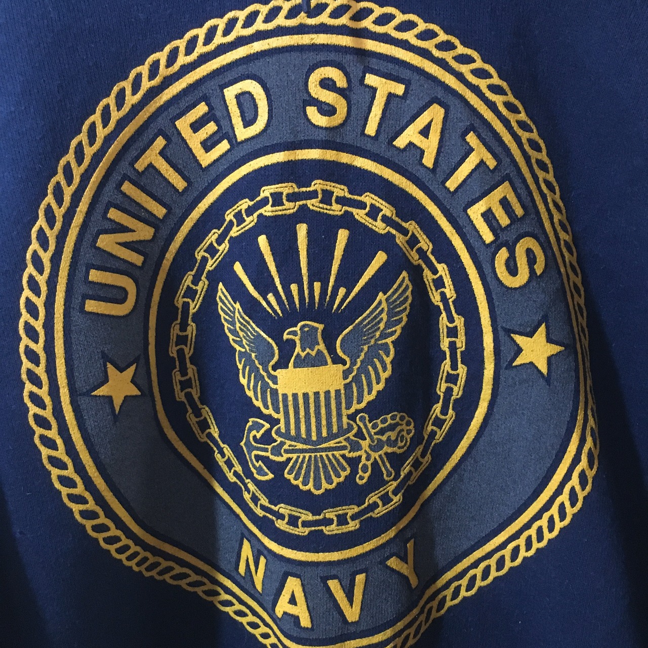 USA製】90s SOFFE U.S.NAVY リフレクター スウェット プルオーバー 