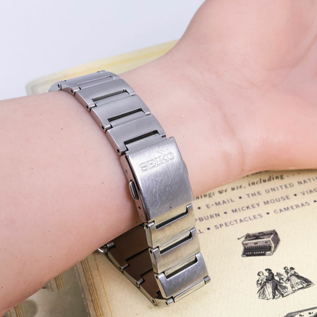 ◇稼働 SEIKO 腕時計 ソーラー クロノグラフ デイト メンズ 10気圧防水 