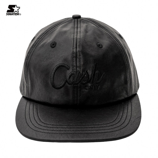 STARTER x INTERBREED “Genuine Leather Snapback” (Script)