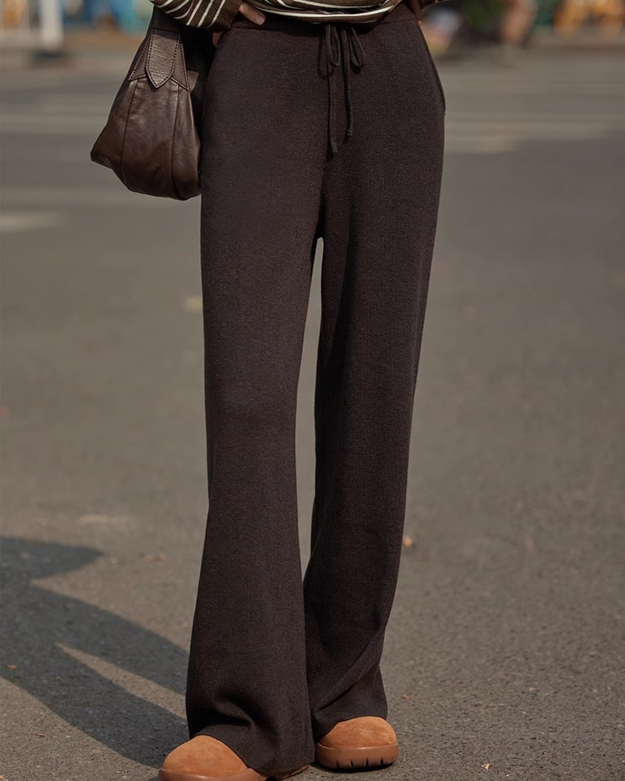 Knit wide Pants　T20259