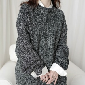 round neck knit（ラウンドネックニット）-b1331