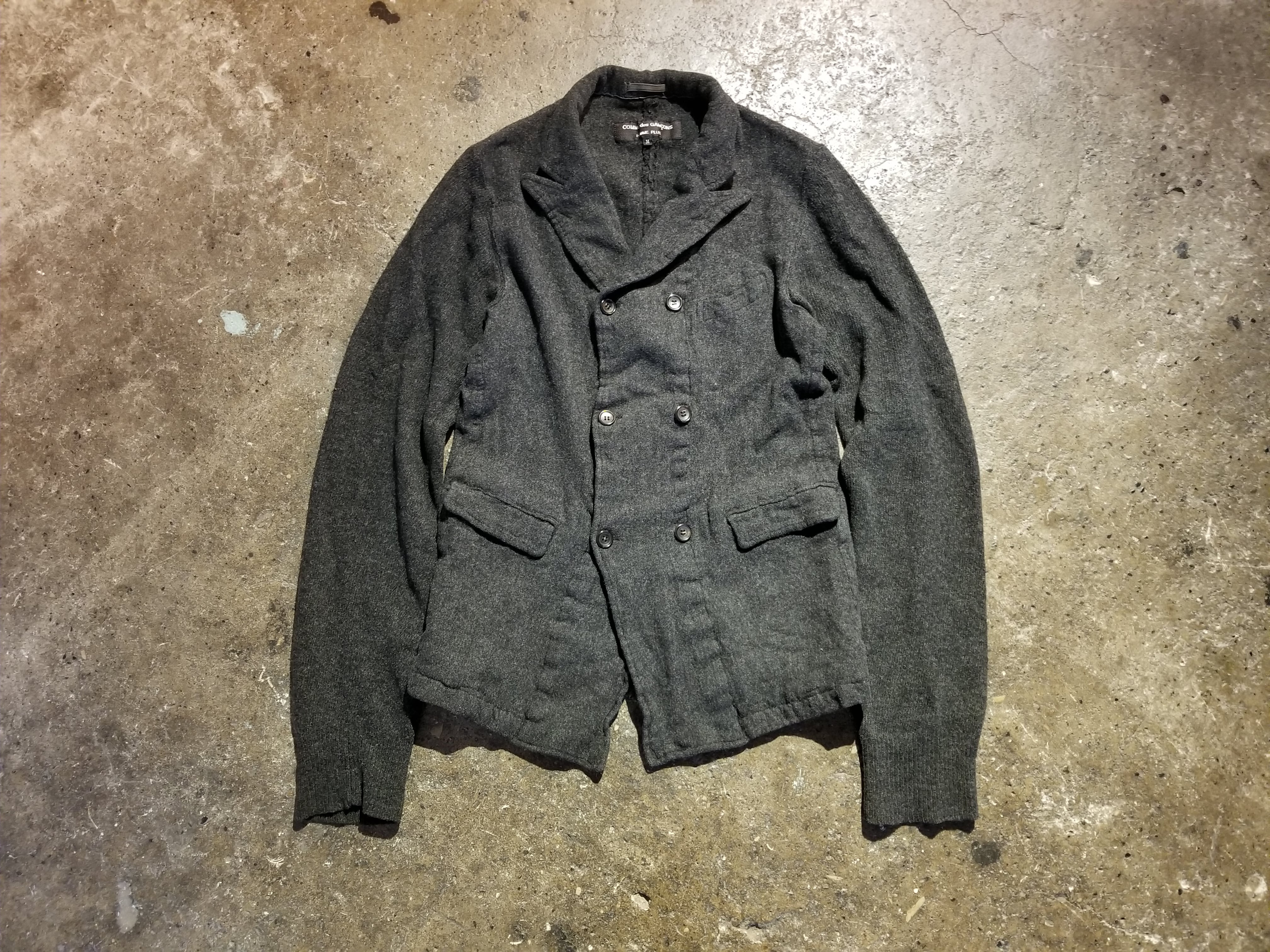 COMME des GARCONS  縮絨ニットジャケット