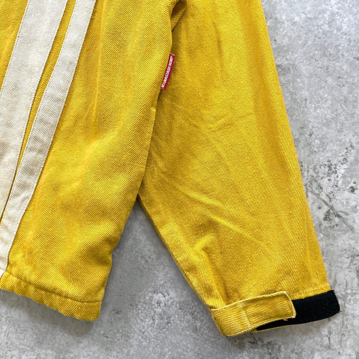 00年代 Manastash マナスタッシュ ヘンプ レーシングジャケット メンズ
