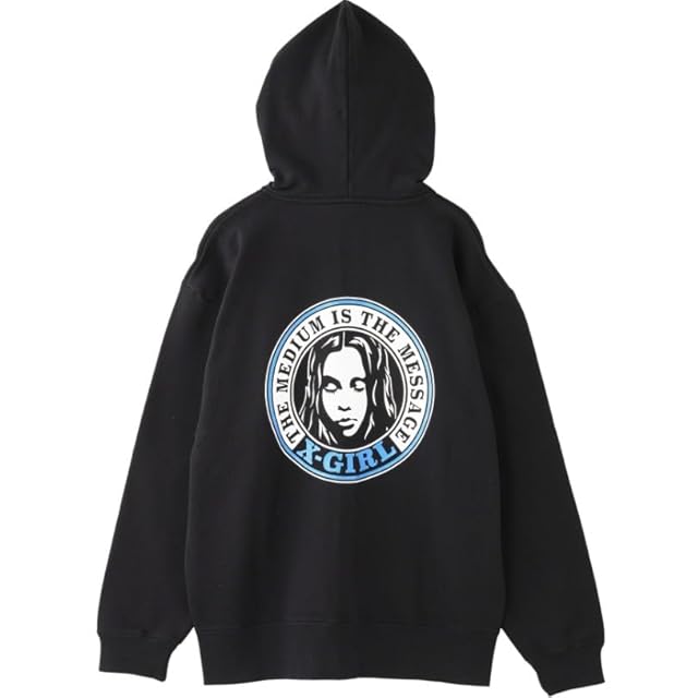 PORK CHOP】CIRCLE PORK ZIP UP HOODIE BLACK | Pay ID