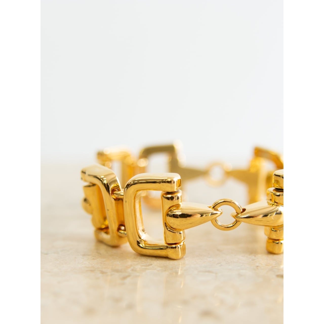 Gucci "Tom Ford"Made in Italy  Horsebit Gold Bracelet