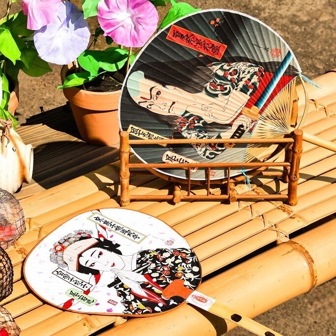 尾上右近役者絵江戸団扇『夏祭浪花鑑』（通常版） | 藤浪小道具