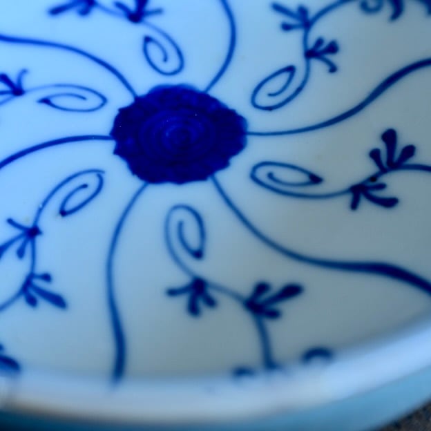 伊万里 鉢 51204】 伊万里染付 深鉢 江戸(1個)/ Imari Sometsuke Bowl