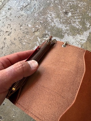 LEATHER TRUCKER MIDDLE WALLET / ミドルトラッカーウォレット / 革財布