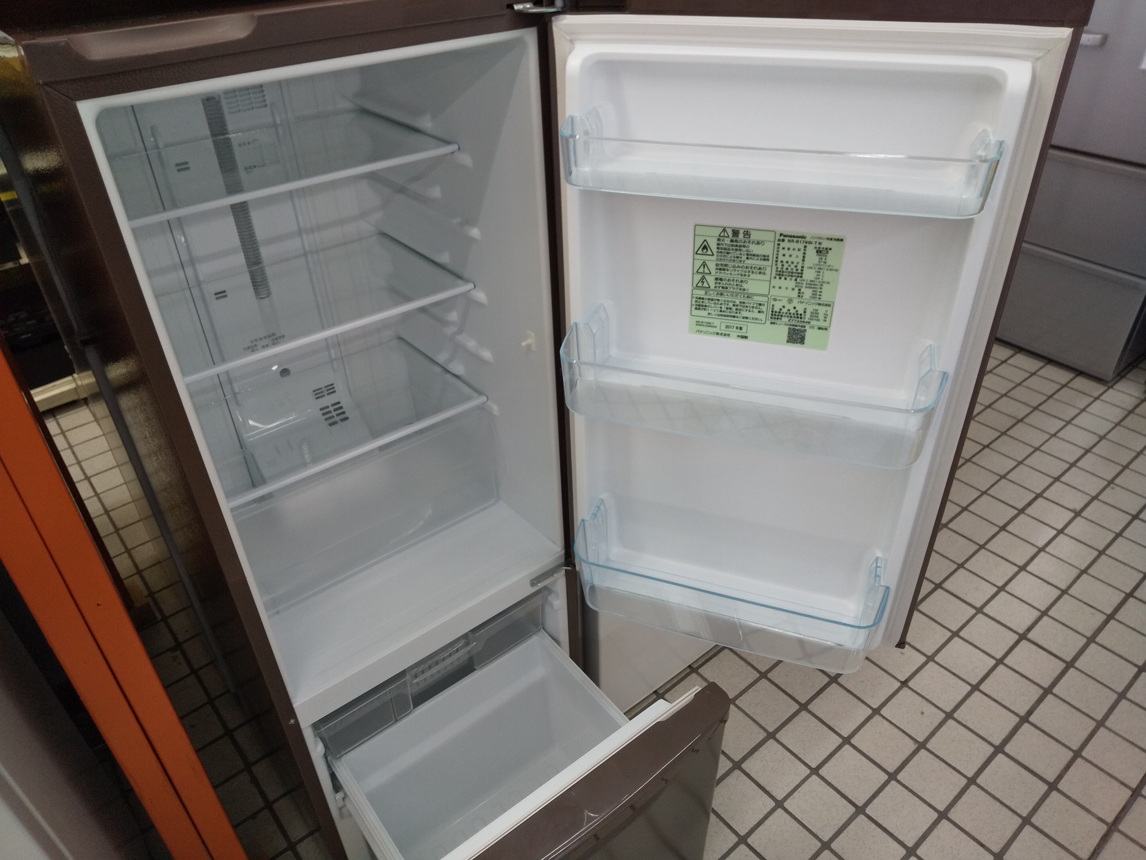 パナソニック 2ドア冷蔵庫 168L NR-B179W 2017 | 高く買取るゾウ