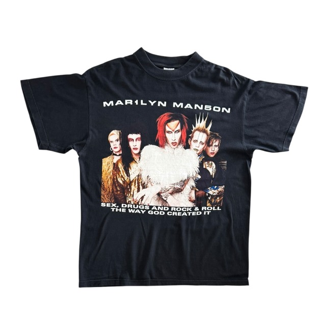 90s Marilyn Manson Rock Is Dead Tour T-shirt (L)