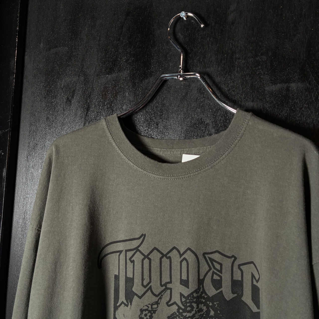 TUPAC ALL EYEZ ON ME ロンTee グレー　2パック