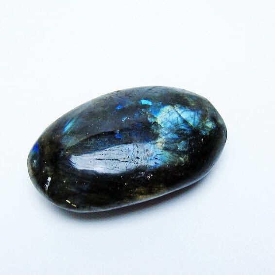 ラブラドライト 原石 タンブル 一点物 171-6074