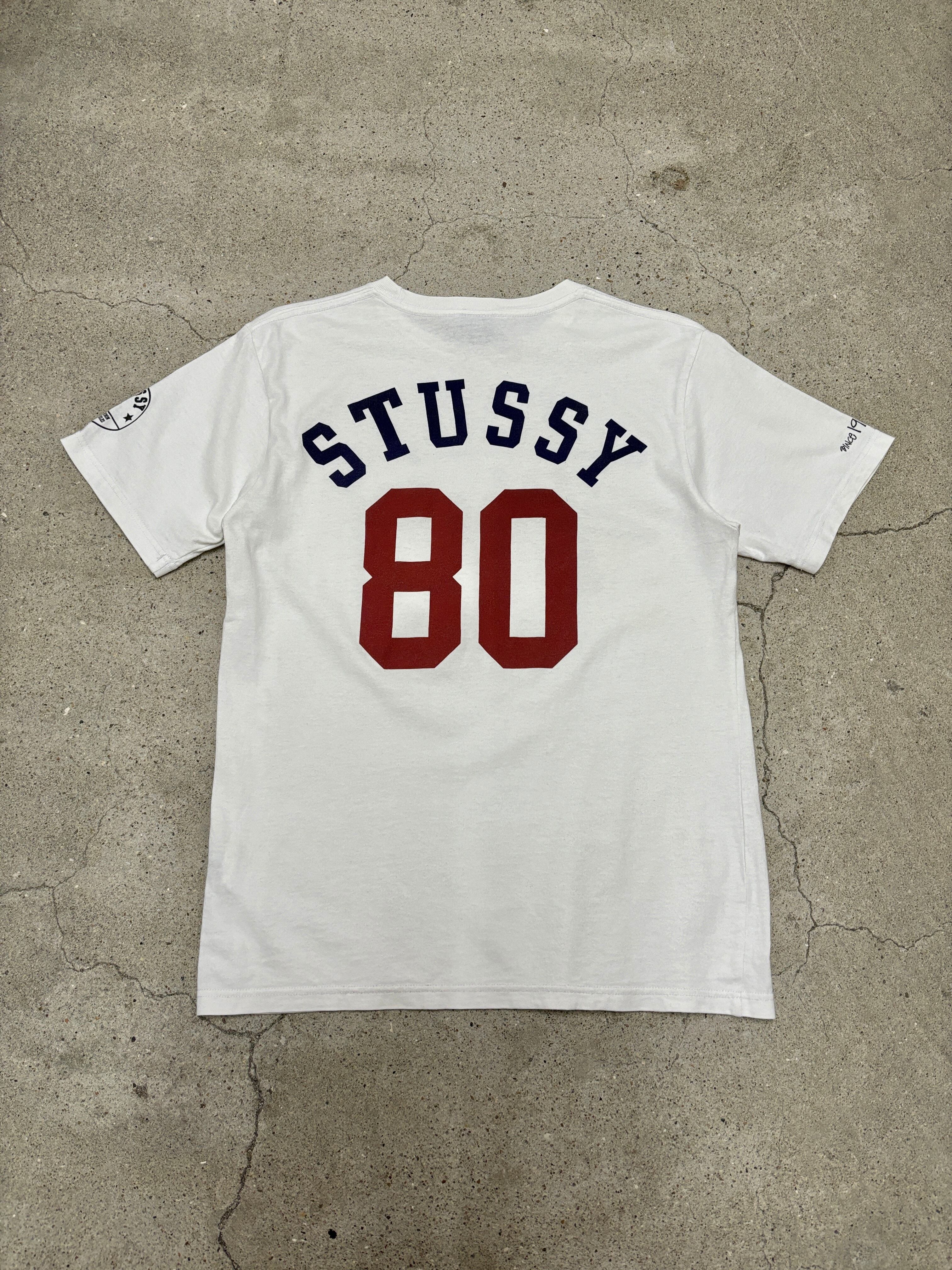 STUSSY/Team Tee/S/LOCAL COLOR UMD/ロゴプリントT/Tシャツ/ドジャース