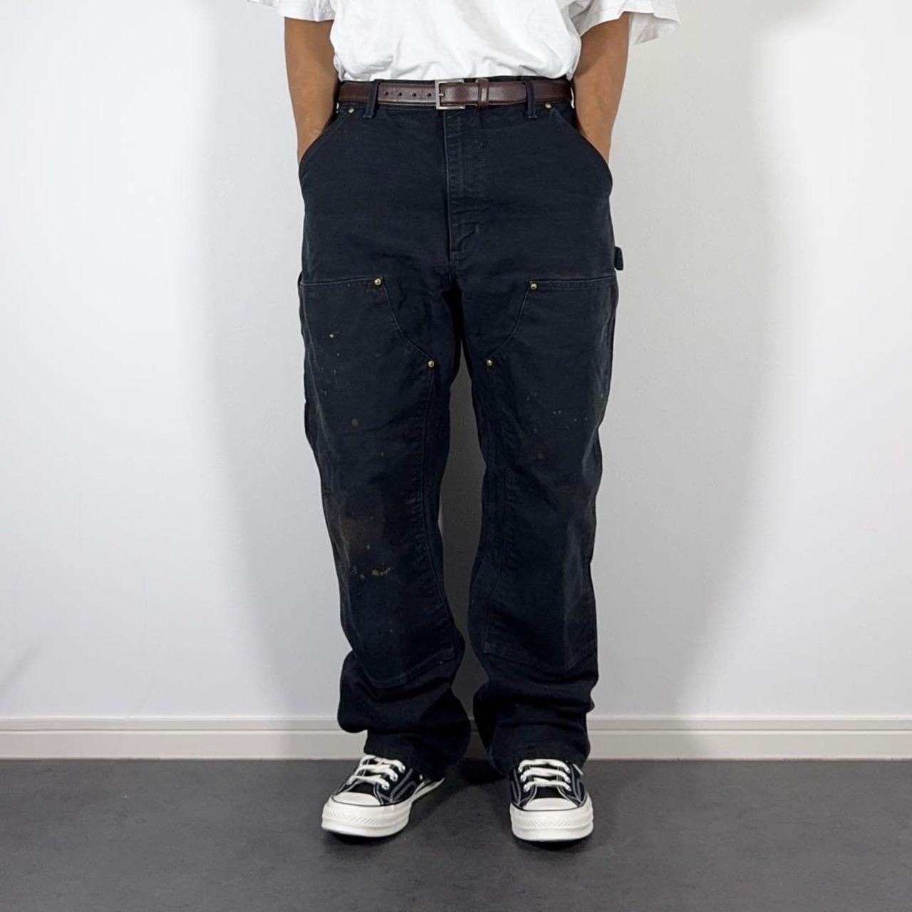 Carhartt double knee painter pants made in USA W36L32 古着 - 4