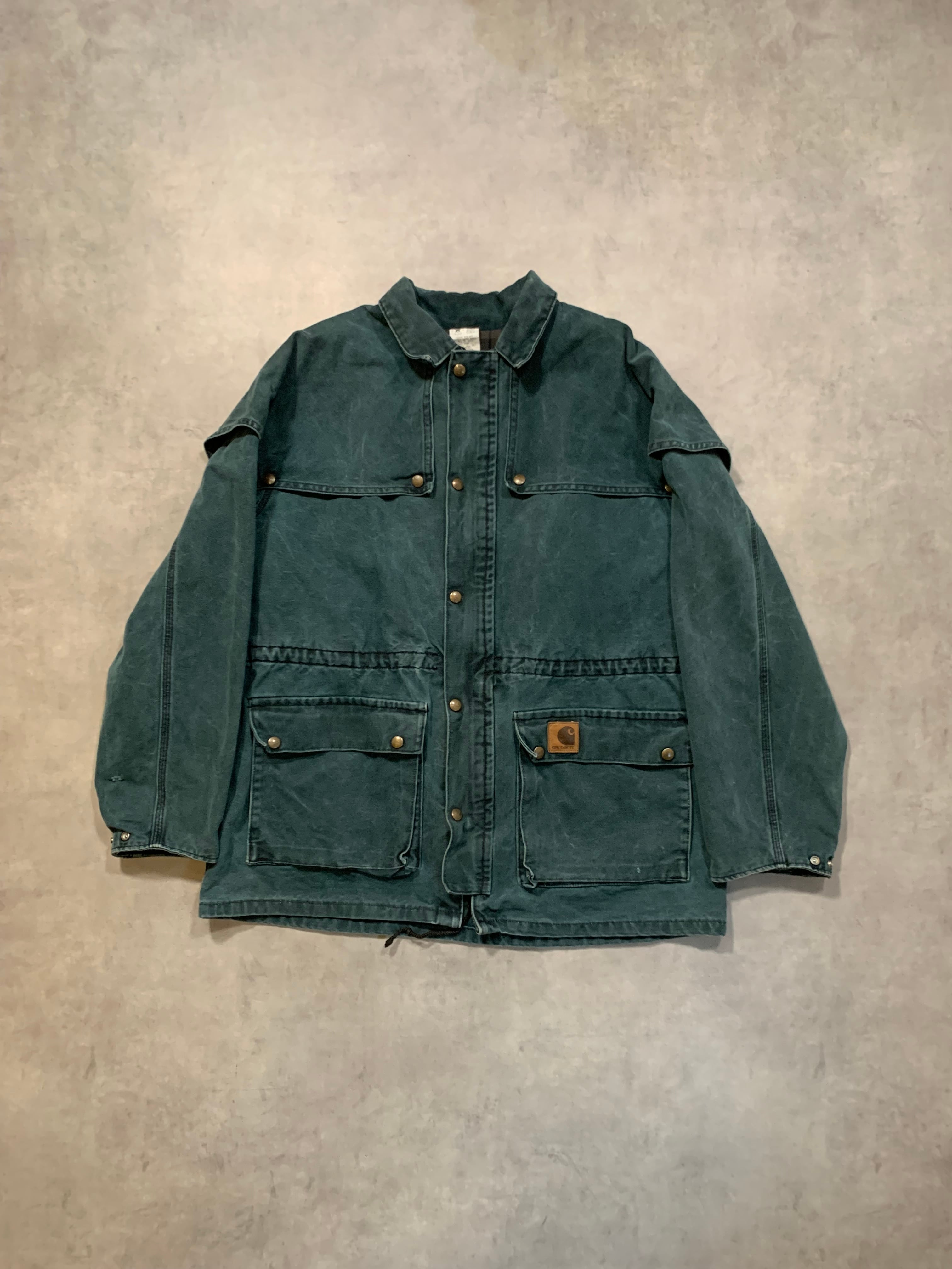 ジャケット・アウター 90s carhartt umbrella cape coat jacket 90'S CARHARTT Umbrella Cape Coat GREEN 90年代 カーハート
