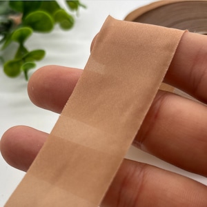 TC645◆75m◆M◆バイアステープ生地◆ブラウン系