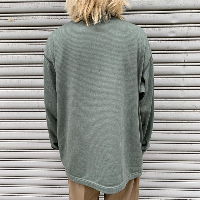 00s USA patagonia R1プルオーバー ハーフジップ XL カーキ