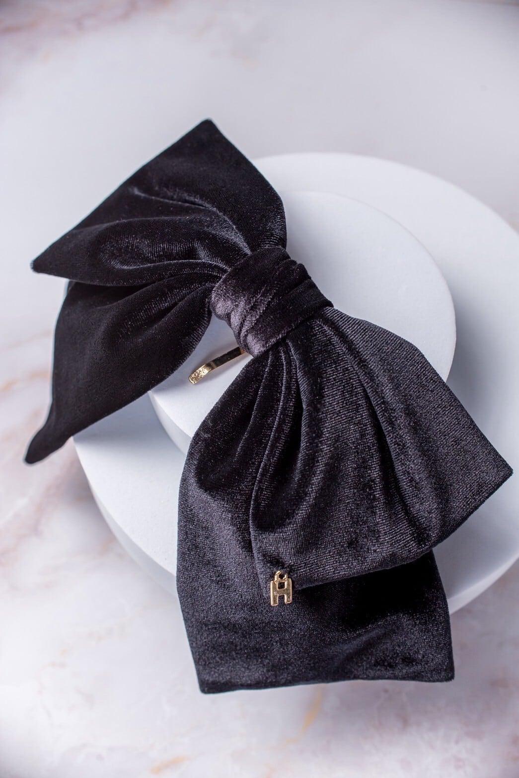 ベロアリボンポニーテールフック | THE HANY 公式オンラインショップ