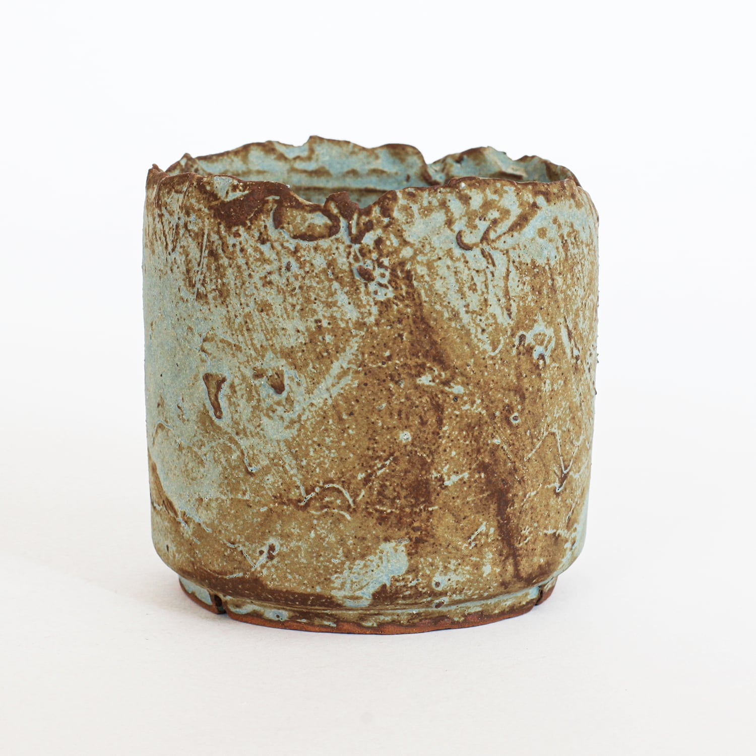 Cylinder Plants Pot “青錆” ※Medium (茨木伸恵) D