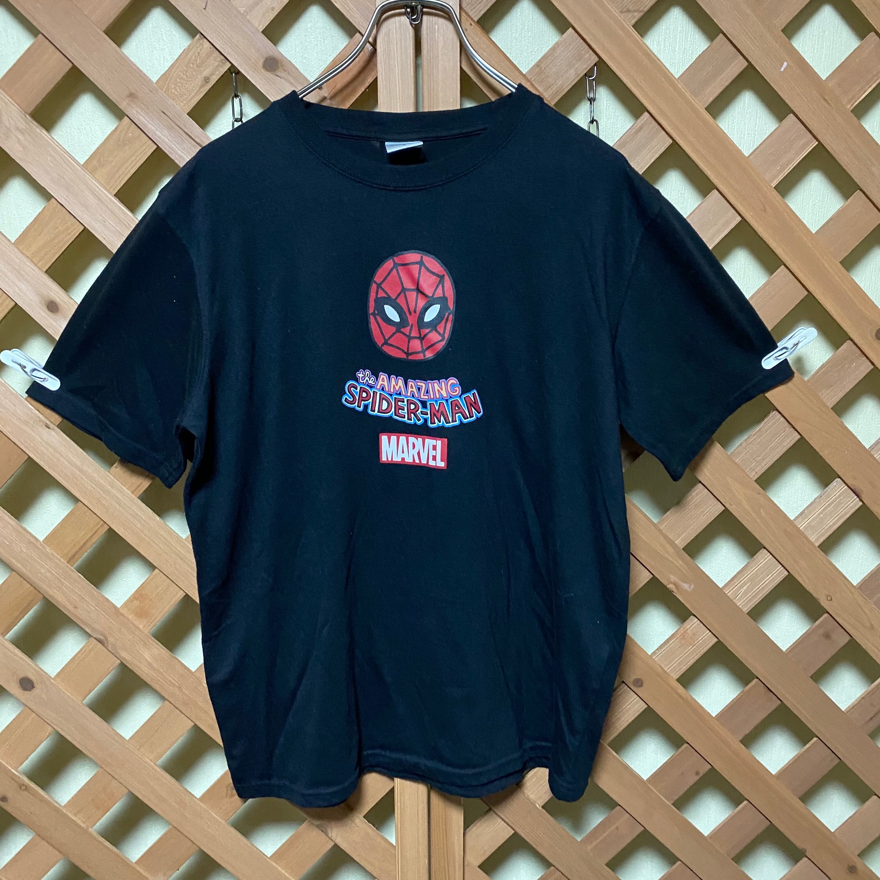 MARVEL tシャツ アメイジング スパイダーマン ヴィンテージ ブラック