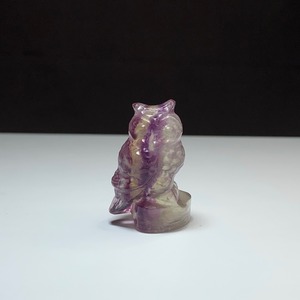 10.可愛いふくろう・フローライト