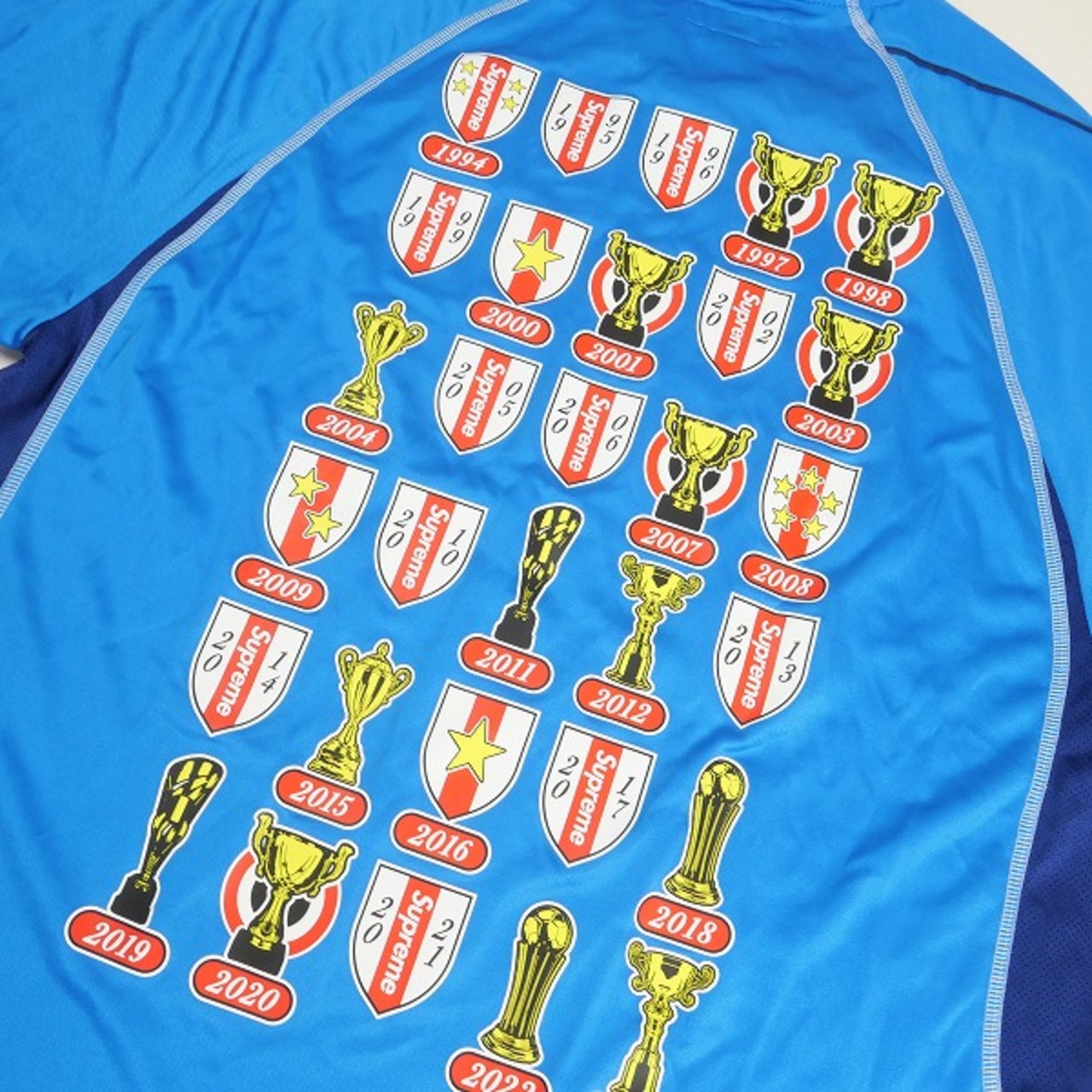 Supreme Jacquard 言い換えれ Soccer Jersey Blue
