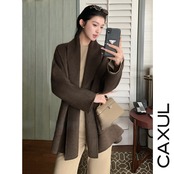 【追加予約・新色登場】Shawl Collar Double Face Short Coat/3color（12月上旬頃発送）