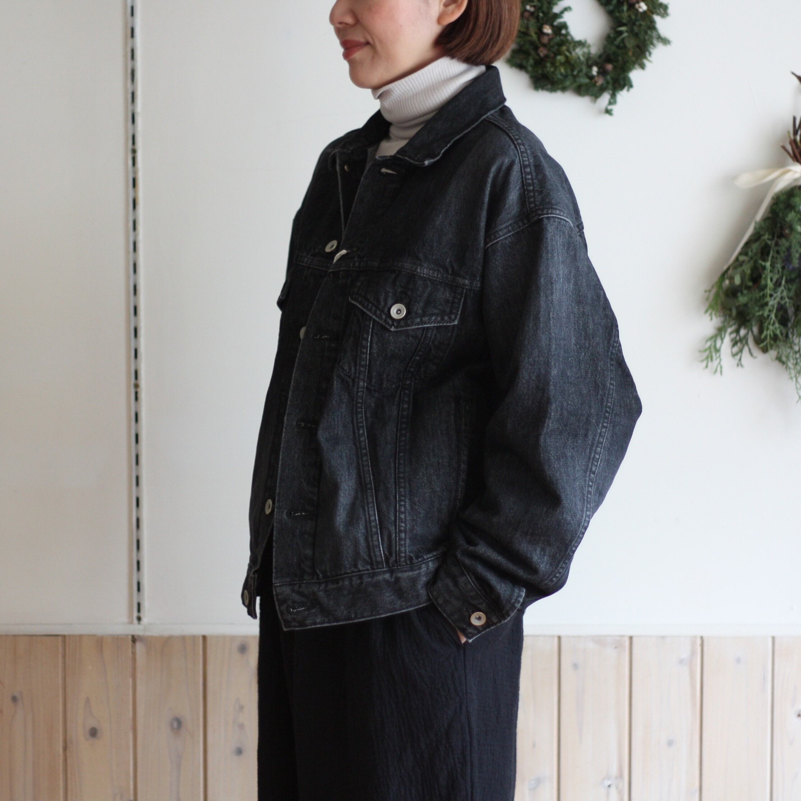 新品　R&D.M.Co- オールドマンズテーラー　ジャケット　黒 R&D.M.Co- / OLDMAN'S TAILOR WOOL FELT KNIT JACKET オールドマンズ