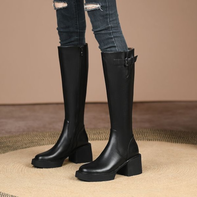 Chunky Heel Boots 503794