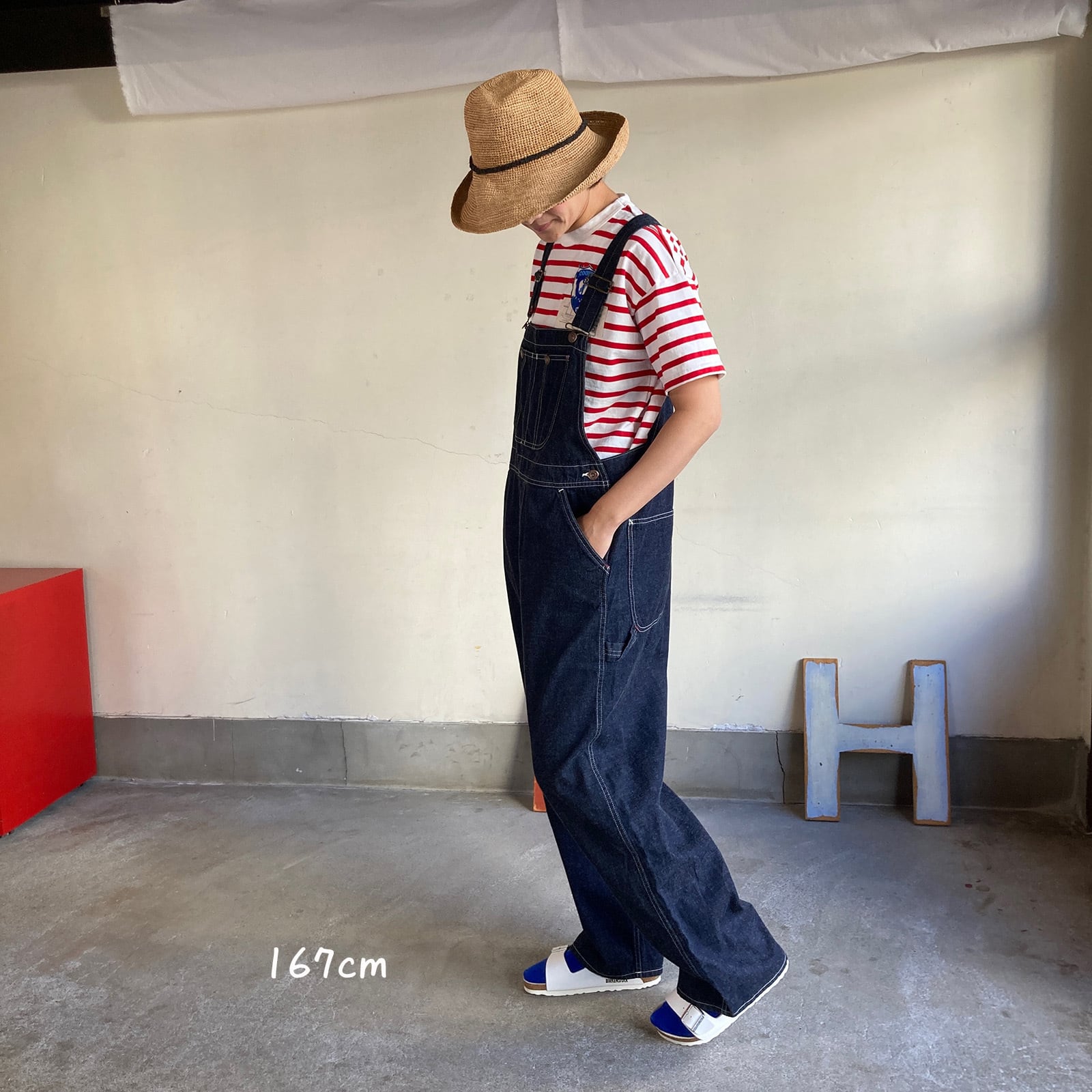 searoomlynn デニム オーバーオールMサイズ（タグ付き） オーセンティックオーバーオール Girl's マルチシーズン/8オンスデニム