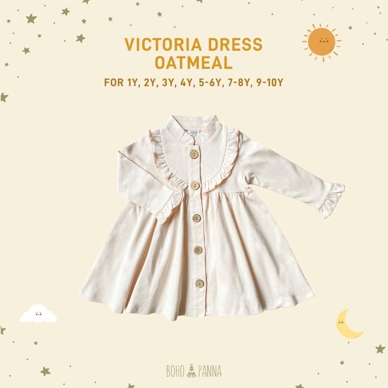 Boho baby/Victoria dress 2Y〜6Yクラシカルなビクトリアドレス ♡
