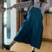 ハート刺繍デニムサロペットパンツ ・12547