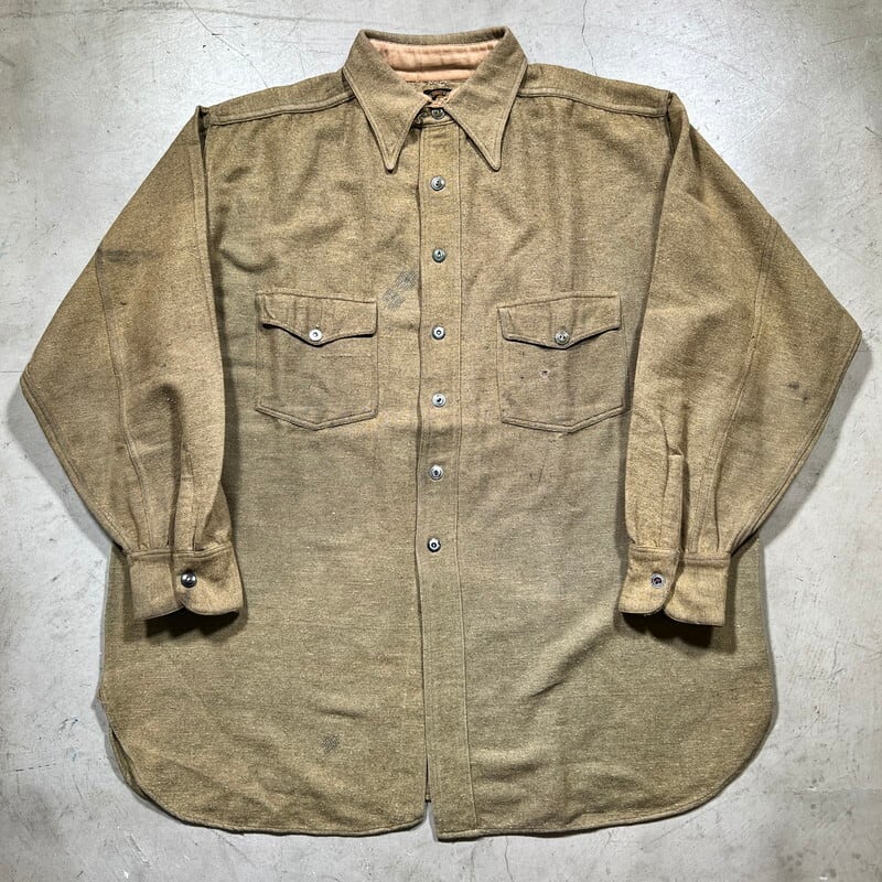 SPECIAL!! 20's 30's THE BRAVE-MAN SHIRT ブレイブマン ウール