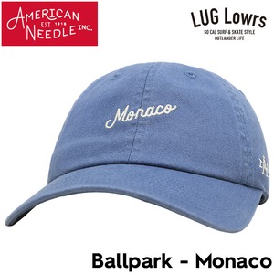 AMERICAN NEEDLE アメリカンニードル キャップ メンズ レディース 帽子 ベースボールキャップ ストラップバック Ballpark Monaco モナコ ネイビー SMU674A-MONA 日本代理店正規品